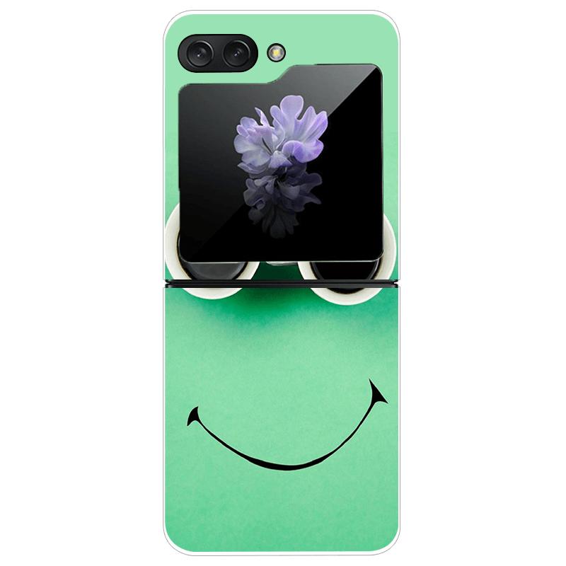 For Samsung Z Flip7 Hard Case ZFlip7 5G Transparent PC Phone Cases For Galaxy Z Flip 7 Fashion Cartoon Clear Protective Fundas