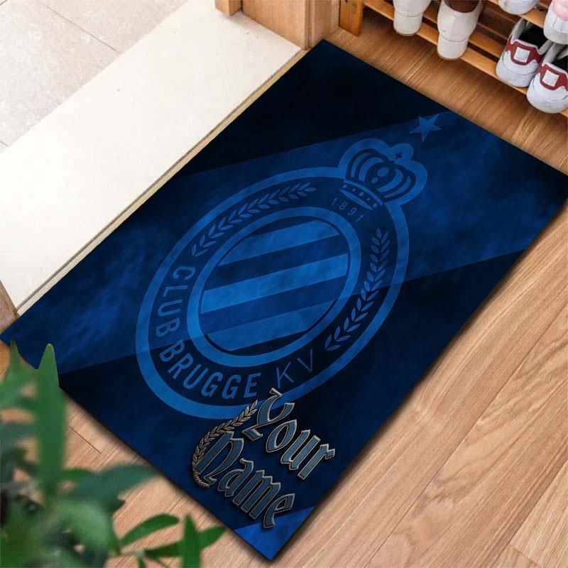 Club Brugge KV Custom Name Carpet Rug for Living Room Bedroom Home Sofa Decoration,Kids play Non-slip Floor Mat