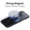 Magnetic 360°Rotation Stand Phone Case For Iphone 11 12 13 14 15 16 Pro Max 16Plus With Ring Holder Frosted Transparent Cover