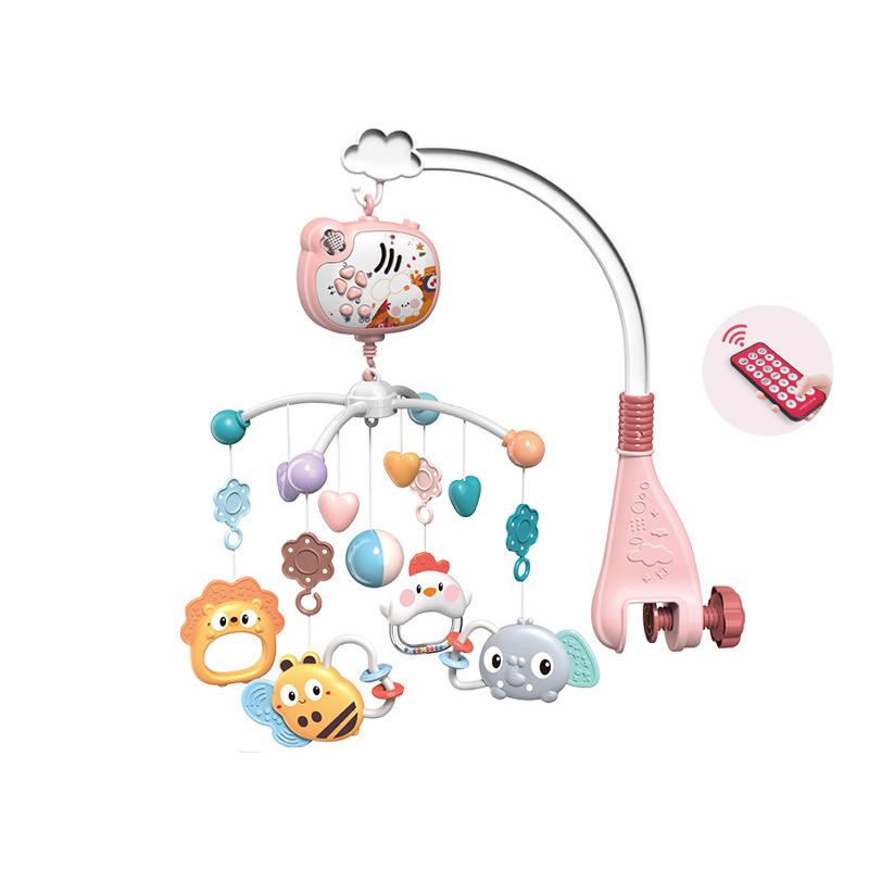 Baby Crib Mobile with Lights Music  Projection for Infants 0-6 Months Remote Control Crib Toys for Newborn Baby Mobile for Crib