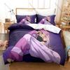 Personality Juri Han Bedding Set New Duvet Cover Pillowcase Street Fighter Game Anime Style Soft Bed Set Twin Full Queen King