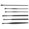 Portable Ear Pick Spoon Earwax Removal Tool Kit Stainless Steel Spiral Ear Wax Cleaner Set