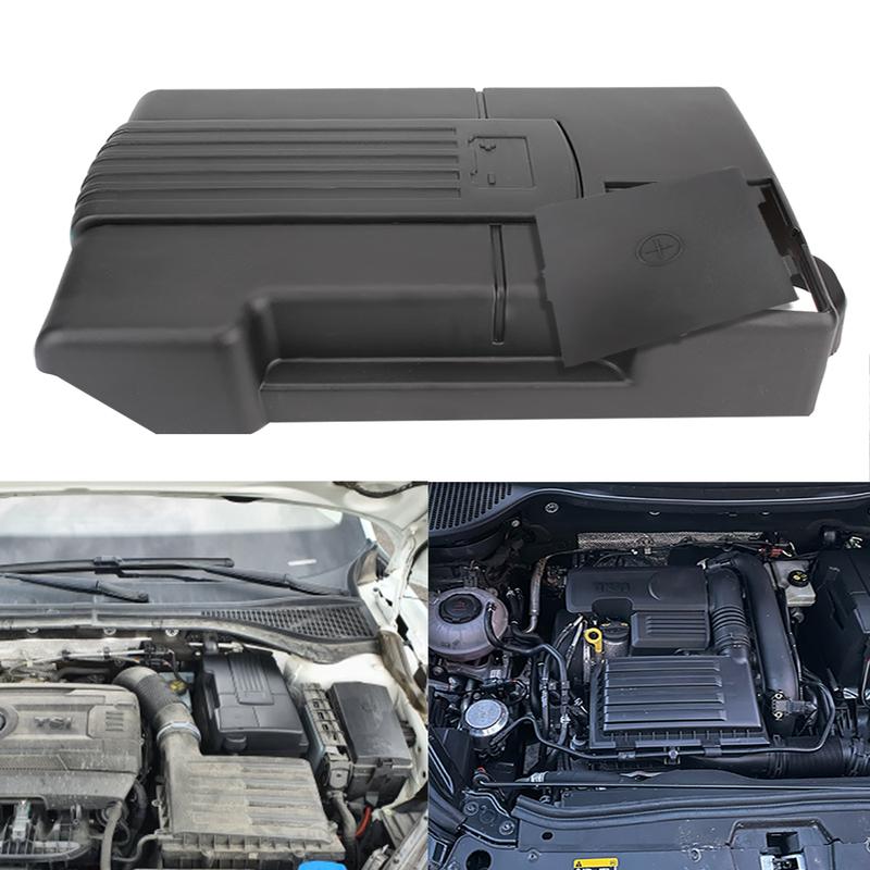 Negative Electrode Dustproof Engine Battery Dust Cover Protective Cover For SKODA KODIAQ 2016-2018 Waterproof
