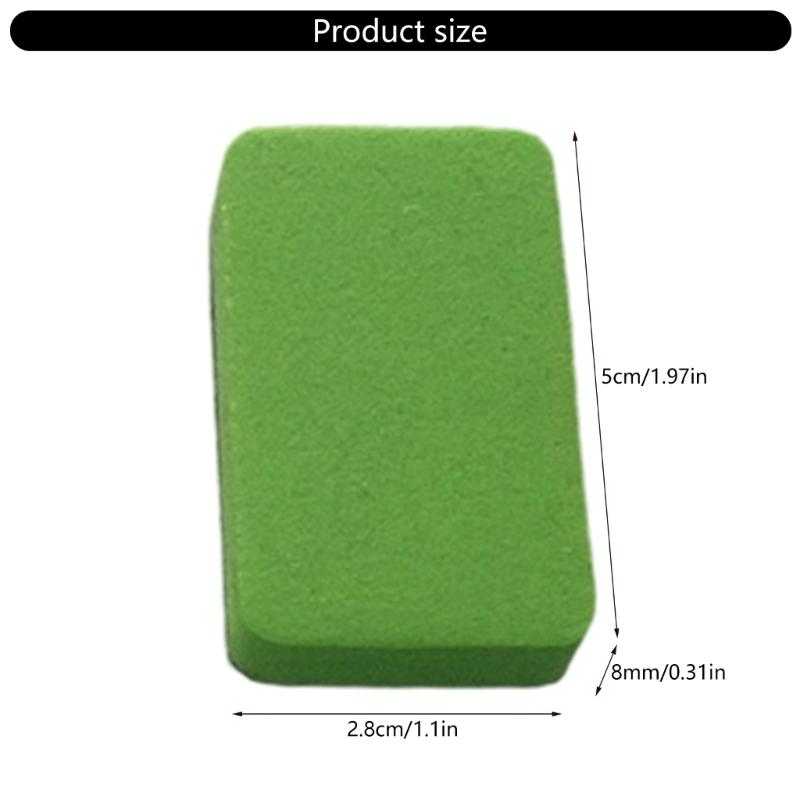 50Pieces Small EVA Whiteboard Erasers with Felt Pad Small Blackboard Cleaners for Teachers Students School Supplies