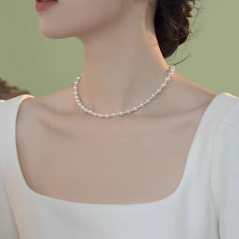 

NK-65 Высококлассное жемчужное колье-чокер - Роскошные женские украшения