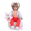 KEIUMI 60 cm Bebês Reborn Bonecas Meninas Pano Corpo Realista Princesa Reborn Bonecas Recém-Nascidas Boneca Para Crianças Presente Lindo Brinquedo