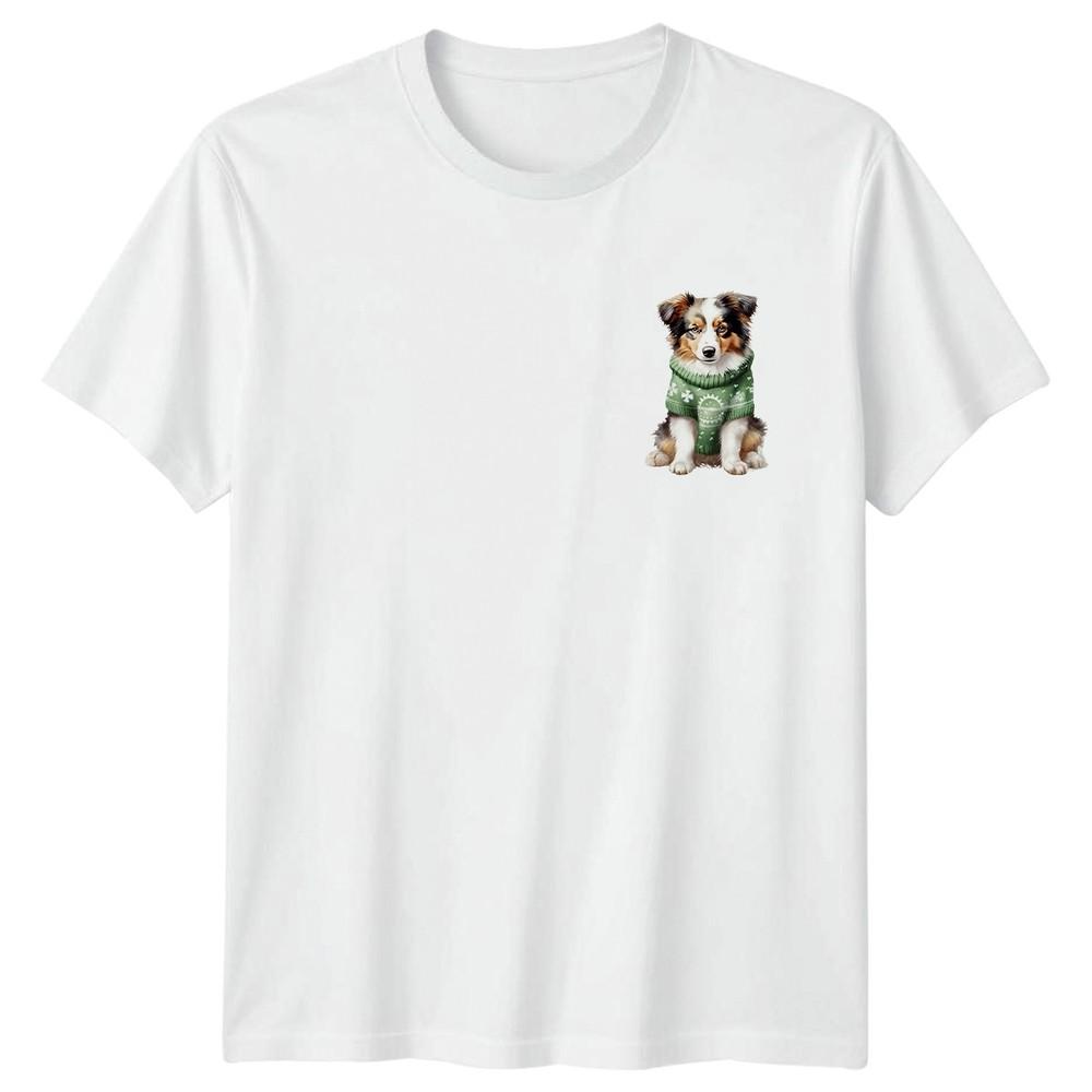Australian Shepherd Dog Christmas Holidays Sweater Unisexs TShirt Unisexs Tee S