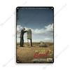 Piatto Decorativo Classico TV Better Call Saul Placca Metallica Latta Metallica Vintage Cartello Metallico Retro Poster Placca da Parete Decorazione Industriale