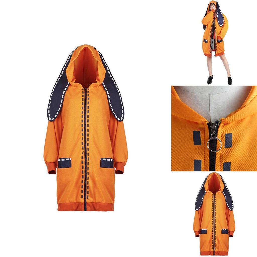 Kakegurui Compulsive Gambler Runa Yomozuki Cosplay Comfortable Hoodie Coat