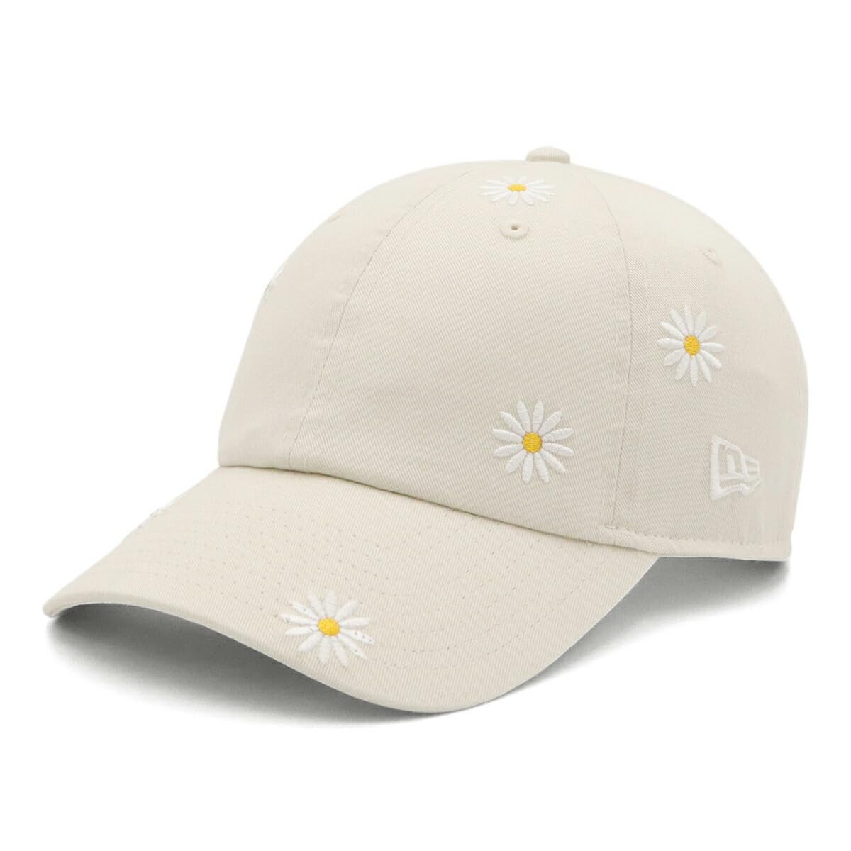 

New Era Casual Classic Cap FREE Flower ONSPOTZ Summer Sun UV Cool Various Styles (14699717, NER36C6562), Ivory/White, Embroidery, Exclusive,