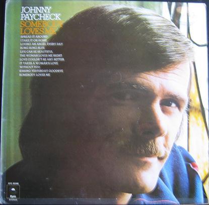 

LP Record JOHNNY PAYCHECK - Somebody Loves Me SEPC65348 Epic 1972 UK Country Used