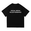 Camiseta Social Media Killed Romance