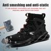 Sicherheitsstiefel Herren für Arbeit Unzerstörbare Schuhe Stahlkappe Sicherheits-Sneaker für Arbeit Durchstichsichere Industrielle Sicherheitsschuhe