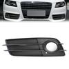 Grelha de Farol de Nevoeiro Preta Fosca Lado Esquerdo Para-choques S-Line Para A4 B8 2008-2012