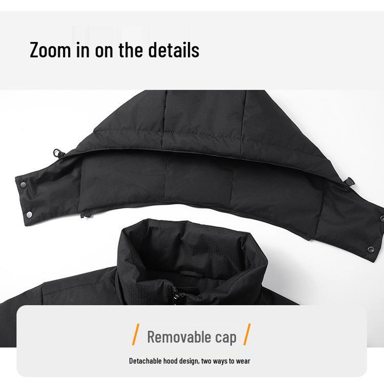 2025 Unisex Winter Extreme Cold 90% White Duck Down Jacket - New Style, Warm, Outdoor Cold Protection