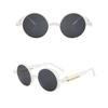Vintage Punk Round Frame Sunglasses Men Women Glasses Small Lens Brand Designer Sun Glasses UV400 Outdoor Sports Eyewear Anti-UV