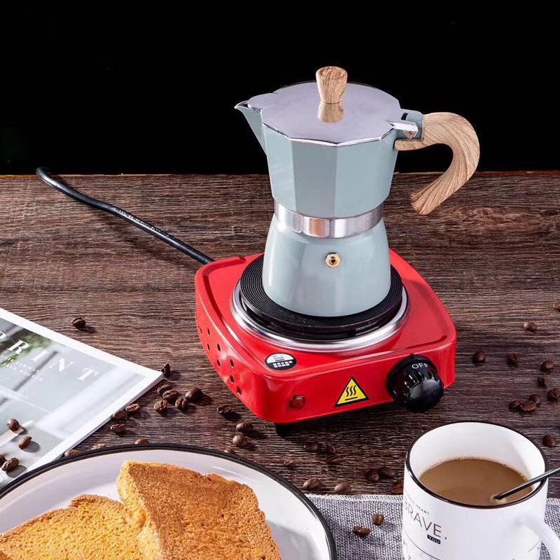 Seiko Octagonal Aluminum Moka Pot - Classic Italian Espresso Maker