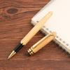 1 sztuka Zestaw długopisów bambusowych Drewniany długopis kulkowy Drewniany długopis do podpisów Pudełko na prezent Prezent na ukończenie szkoły biznesowej Długopis z grawerem