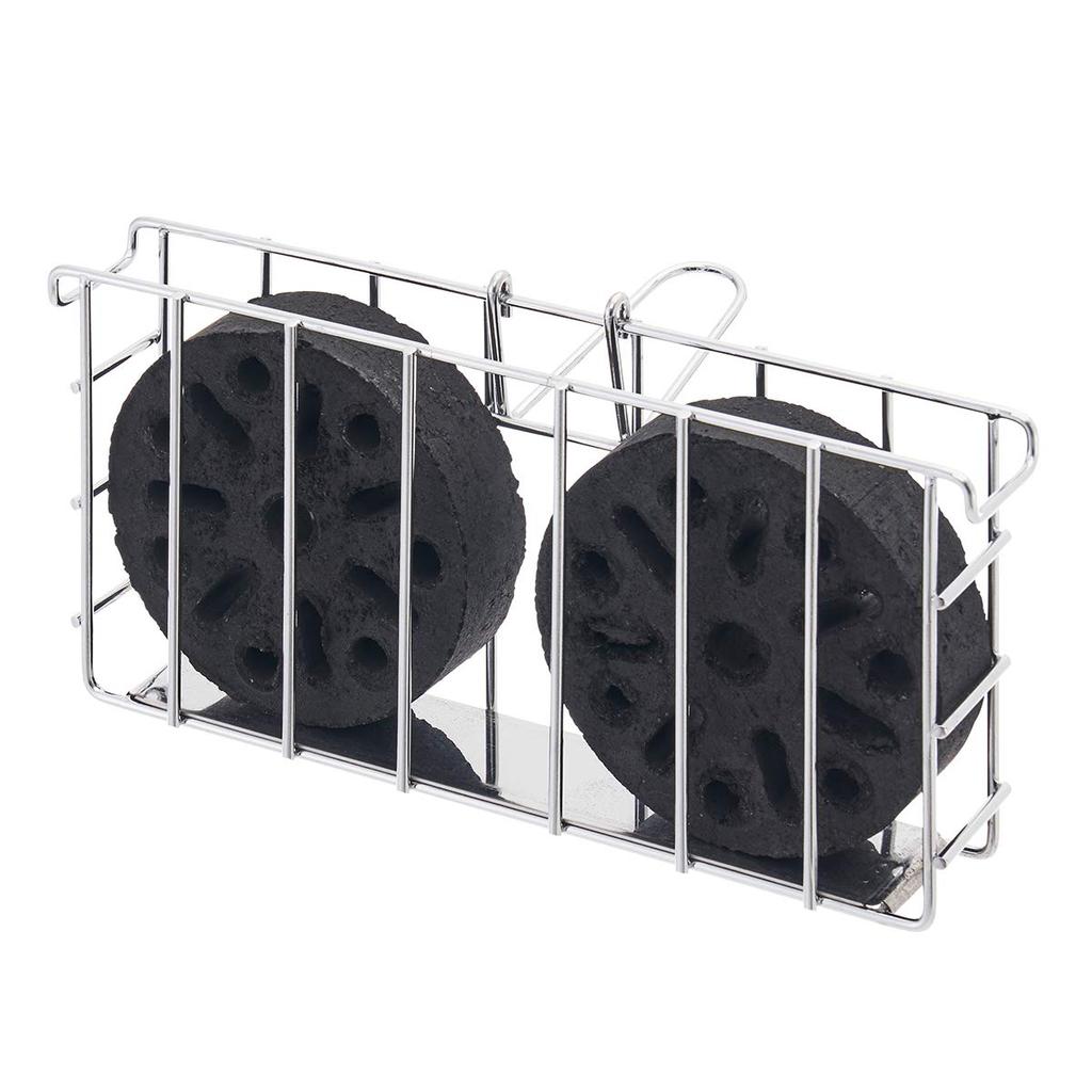 LOGOS Spinning Cooking W x D x H Grill, 81064153, Silver, Approx. 22.5" 20.5" 10.9"