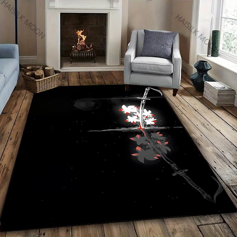 

Japanese Samurai Printed Carpet Suitable for Children s Room Bedroom Living Room Durable Non-slip Large Mat Soft Rug Nice Gifts 40x60cm