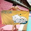 Popular cute character J-joke B-bear Beach Towel Colorful Bath Towels for Girl Microfiber Quick Dry Custom Sand Free Beach