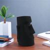 Resin Pen Holder with Glasses Holder Pen Cup Decorative Pen Holder Desk Pen Organizers Box for Office Desk Organization