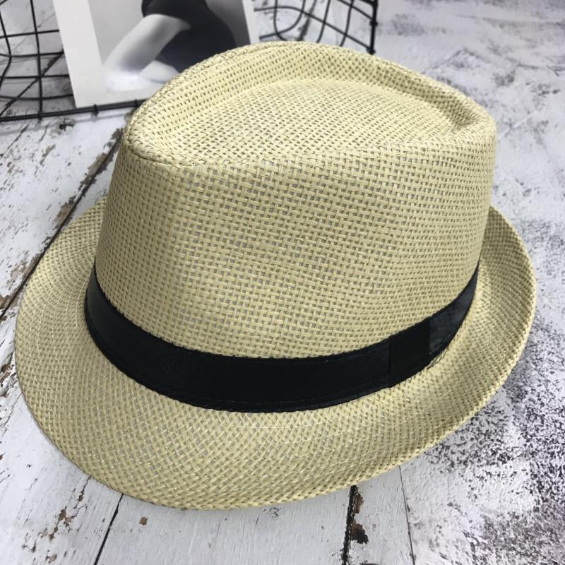 Children Men's Summer Sun Hat Elderly Hat Jazz Hat Outdoor Sun Protection Shade Parent-child Hat