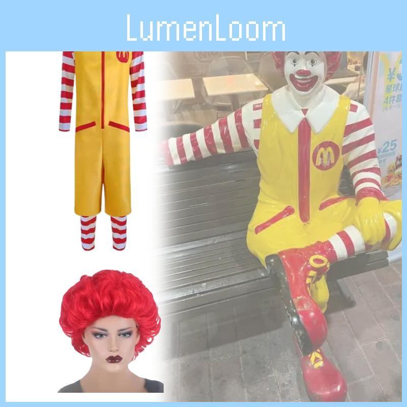 Cosplay Costume Mcdonalds Halloween Role Playing Party Children Adult Clothing