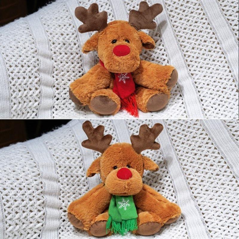 New Christmas Elk plush doll soft girl heart deer doll gift