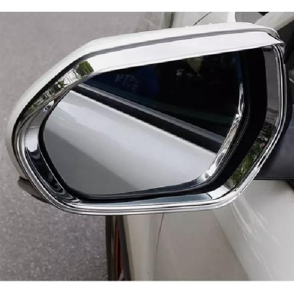For Toyota Camry 2018-2024 Chrome Rearview Mirror Rain Eyebrow Cover