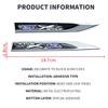 2PCS Car Chrome Modified Car Body Side Doors Blade Car Stickers For Ford ST FOCUS 2 3 Mondeo Fiesta Kuga MK2 MK3 MK4 Ecosport