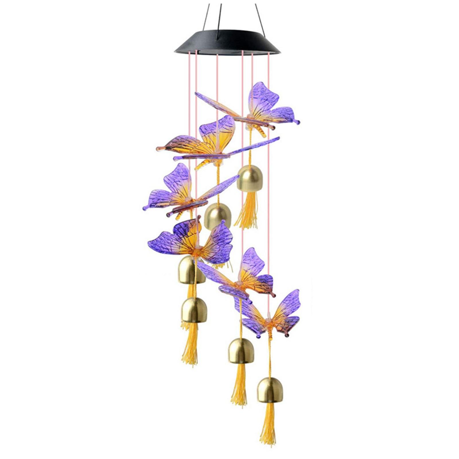 

Наружный солнечный перезвон ветра, изменяющий цвет солнечных фонарей, мобильный декоративный светодиод