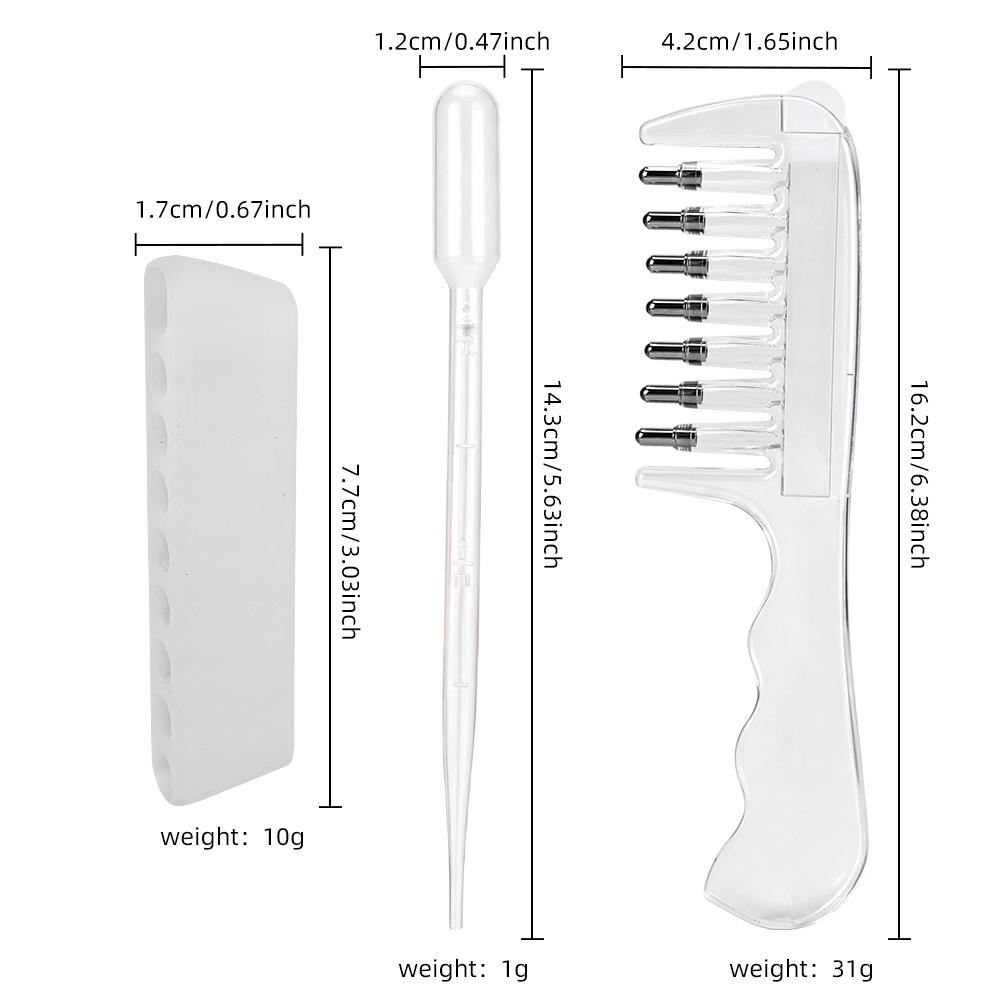 Scalp Applicator Liquid Comb Roller Ball Massager Essential Oil Infusion Hair Styling Tool for Home Hair Growth Treatment