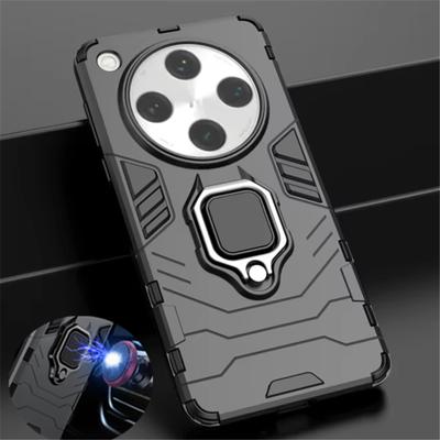 Nárazuvzdorné pancierové puzdro na telefón s držiakom na prst pre OPPO Find X8 Pro X8 FindX8 X8Pro 5G Ochranné zadné kryty