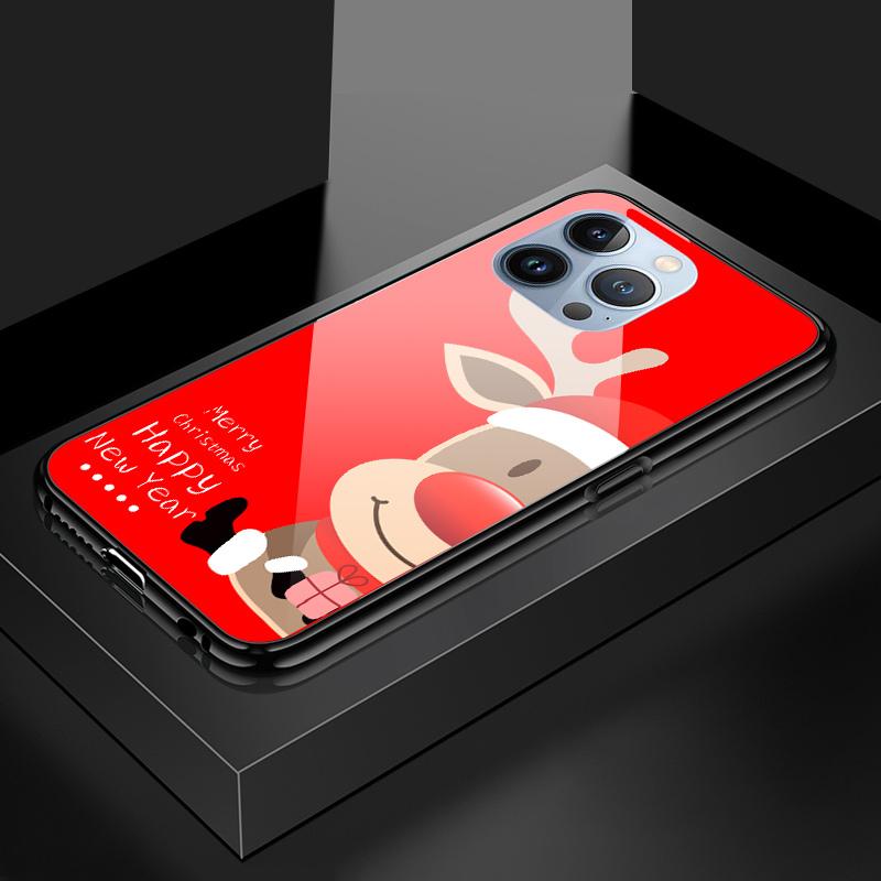Tempered Glass Phone Case For OPPO Reno13 Reno14 Realme 11 12Pro 14 GTNeo6 C21Y C53 C75 OnePlus Nord2 NordCE3Lite Soft Edge Shockproof Smooth Shell