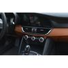 For Alfa Romeo Stelvio Giulia 2017-2024 Silver Alloy Console AC Switch Knob Ring