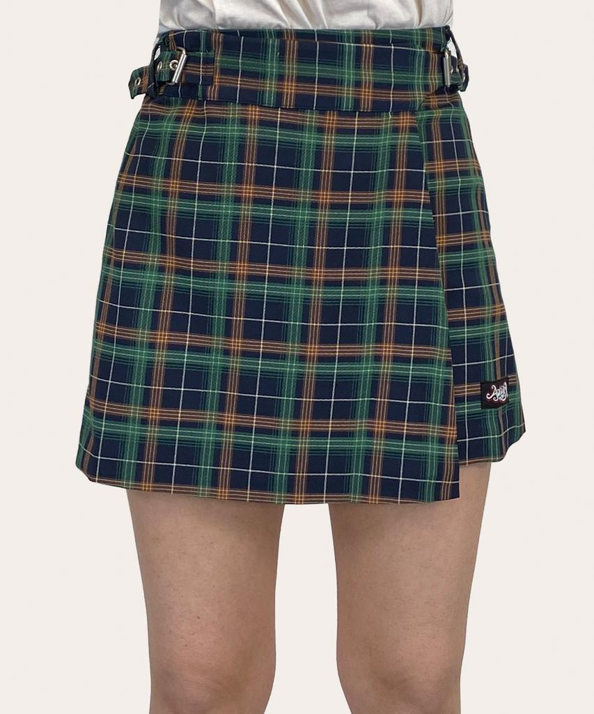 Apartment (W) Alice Skirt- Green/Cobaltblue