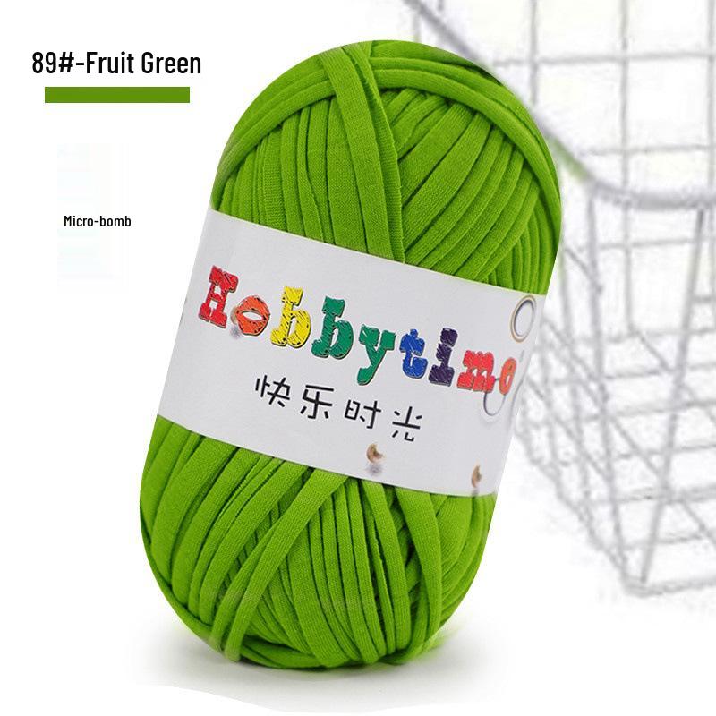 Cloth Strip Yarn DIY Crochet Kit: Handmade Bag, Knitting Material for Cushions, Carpets, and Dolls