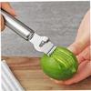 Stainless Steel Lemon Peeler, Easy to Use for Citrus Fruits, Peeling Bar, Kitchen Goods