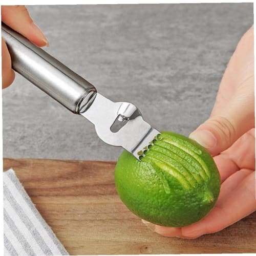 Stainless Steel Lemon Peeler, Easy to Use for Citrus Fruits, Peeling Bar, Kitchen Goods