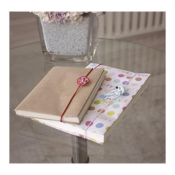 Iyo Yunoh Center Made in Japan Mizuhiki Bookmark with Book Band, Yui Neko, for Bunko, Shinsyo, and Hardcover Books