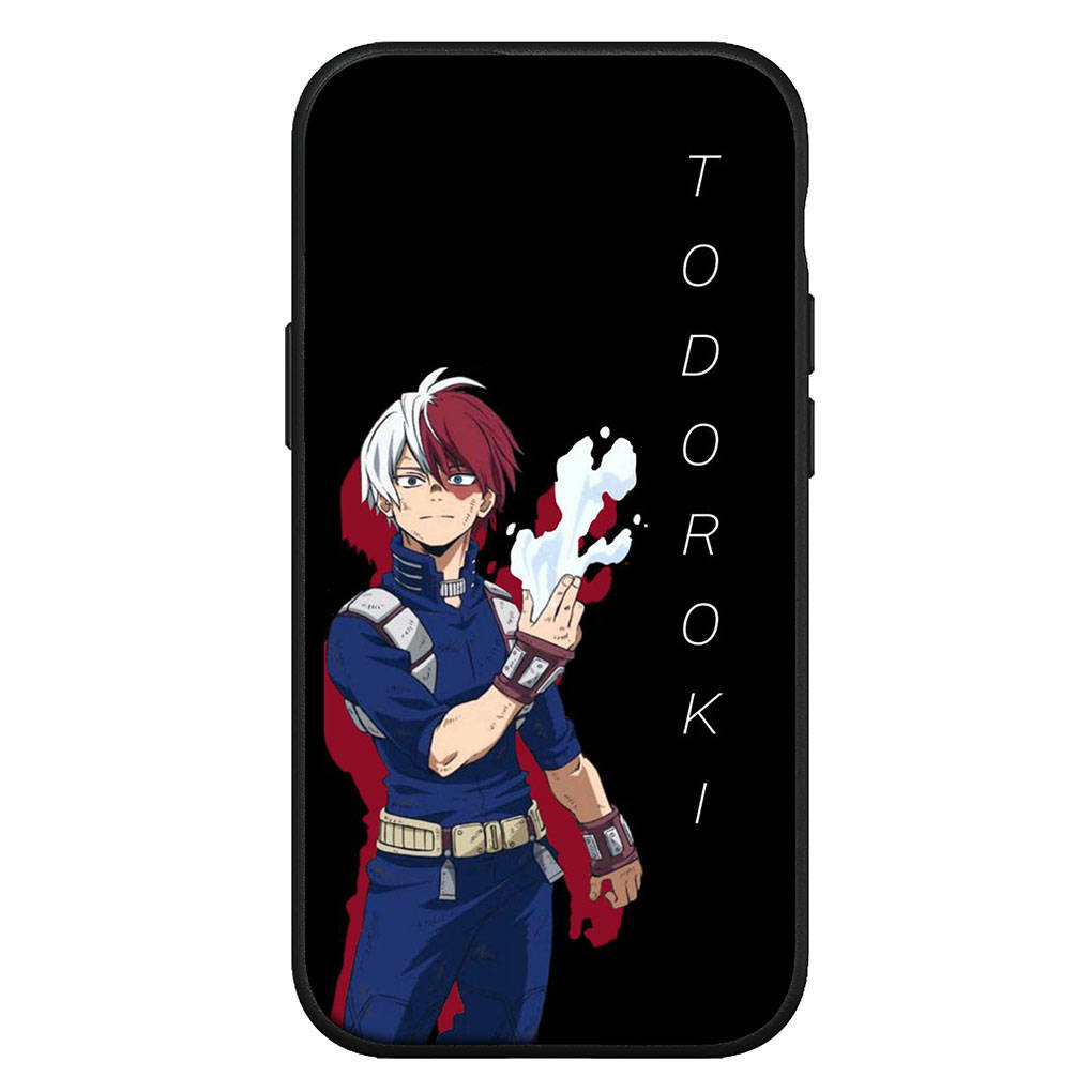 For iPhone 16 15 X XR Samsung Galaxy S24 S23 Plus Xiaomi Redmi Note 13 12 11 Pro Max 10 14 OPPO Huawei Cover My Hero Academia Bnha Todoroki Shoto Case