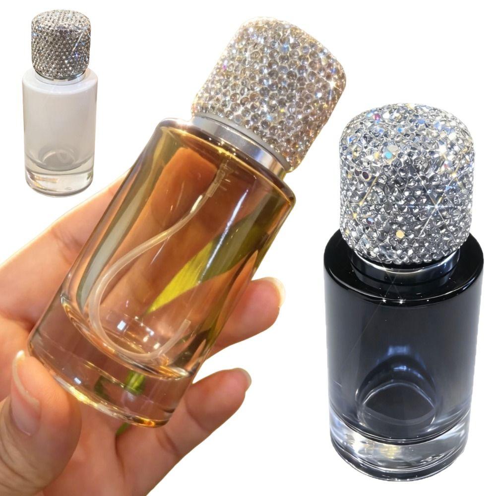 30ML Rhinestone Perfume Bottle Exquisite Refillable Spray Bottle Perfume Dispenser  Travel Supply