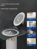 Bathroom Floor Drain Hair Strainer Closed Cover Stainless Steel Round Deodorizing Filter Floor Drain Core Inner Core Neutral Small Diameter