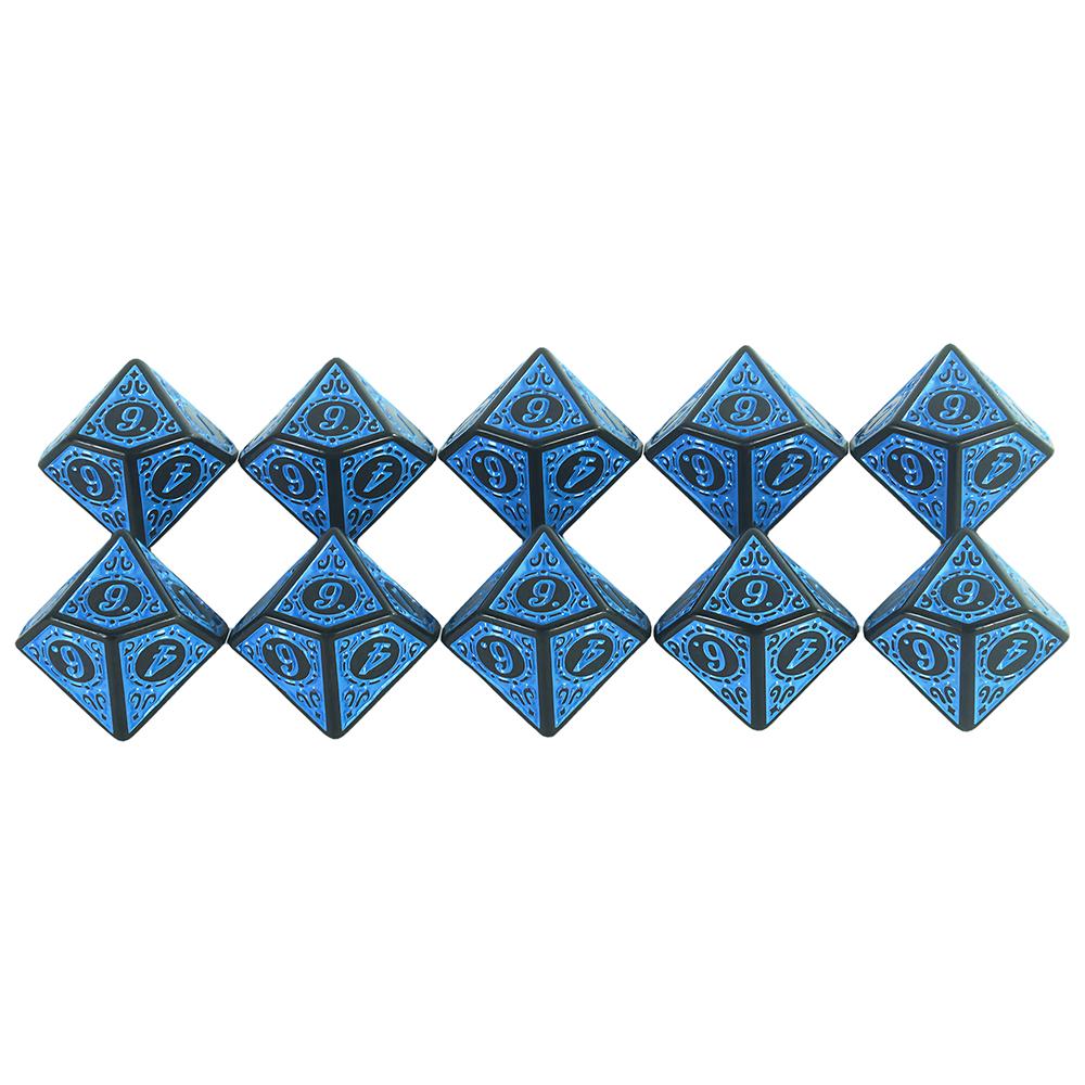 Multi-sided Dice Set 10 Sides for Board Game Accessories Hobby Holiday Gifts