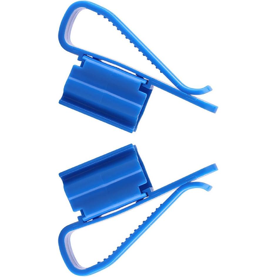 2Pcs Water Pipe Clips, Multifunction Plastic Adjustable Fish Tank Clamps Mounting Clip Water Pipe Tube Clamp Hose Holder