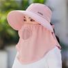 Breathable Sun Hat Lightweight Bucket Hat New Sunshade Scarf Hat  Women