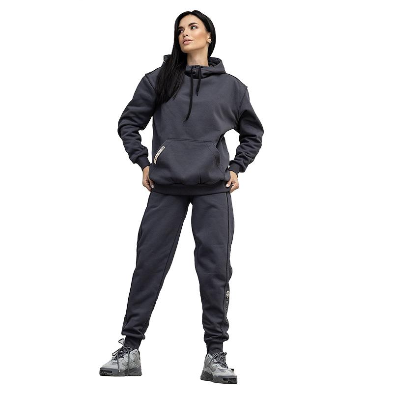 

Костюм джогери та худі швами назовні SET9 TotalFit(06399754) XXL темно-сірий колір