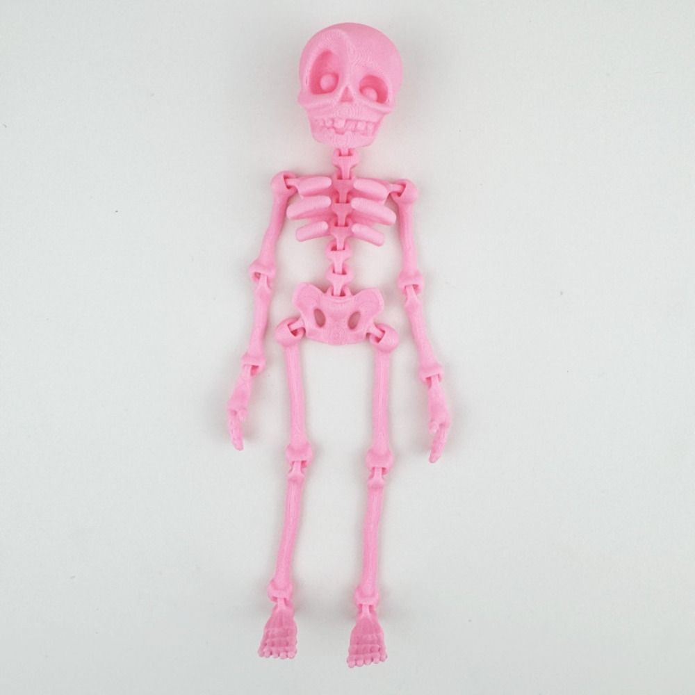 Funny Skull Magnetic Sticker Movable Halloween Ornaments Creative Refrigerator Magnets  Gift