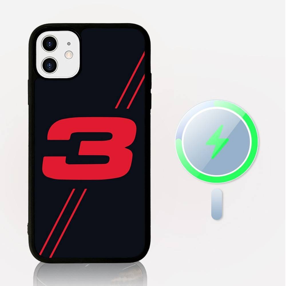 D-Daniel R-Ricciardo 3 Phone Case Magnetic Case For IPhone 17 16 14 13 12 11 15 Pro Max Plus For Magsafe Wireless Charge Cover